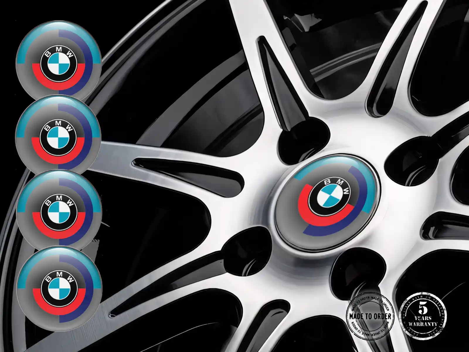 BMW Emblème Bombé Édition Haute Qualité Prisme